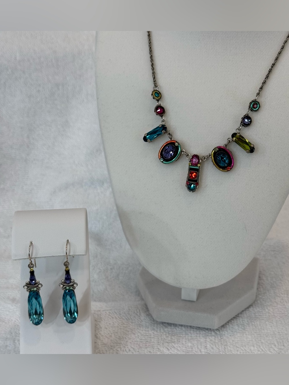 Firefly La Dolce Vita Statement Necklace and Earrings Set